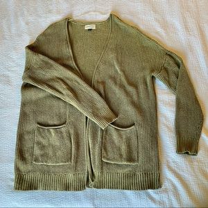 🍁2 FOR $20🍁 Olive Green Open Sweater